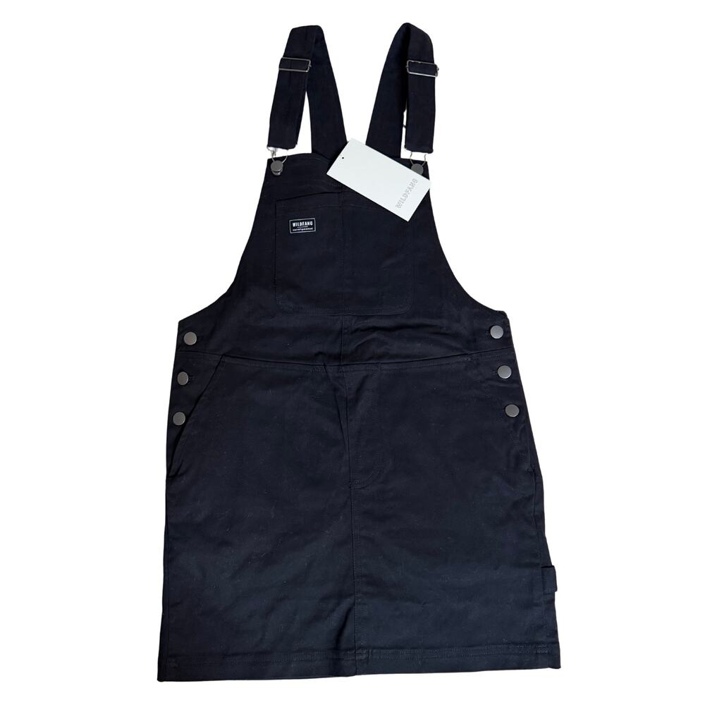 Wildfang The Essential Skirtall Overall Dress Black | Size XS | NWT